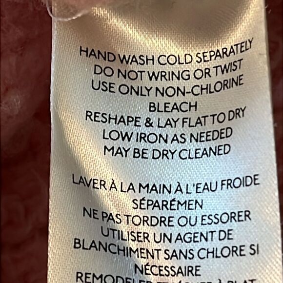 Free People Teddy Sweater Tunic in Pink Rosette Size Large - Picture 15 of 16